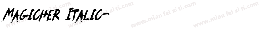 Magicher Italic字体转换